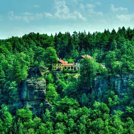 Hotel Garni Belveder Hřensko Eksteriør billede