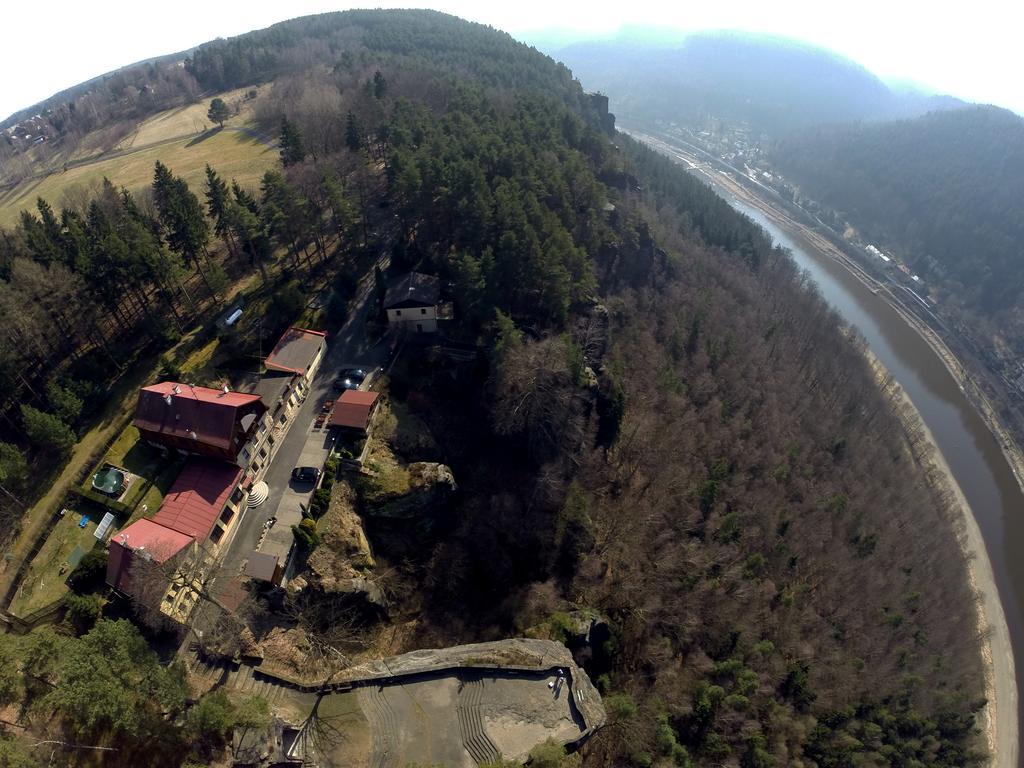 Hotel Garni Belveder Hřensko Eksteriør billede