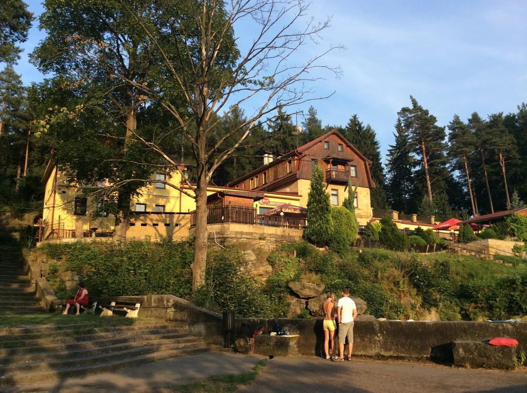 Hotel Garni Belveder Hřensko Eksteriør billede