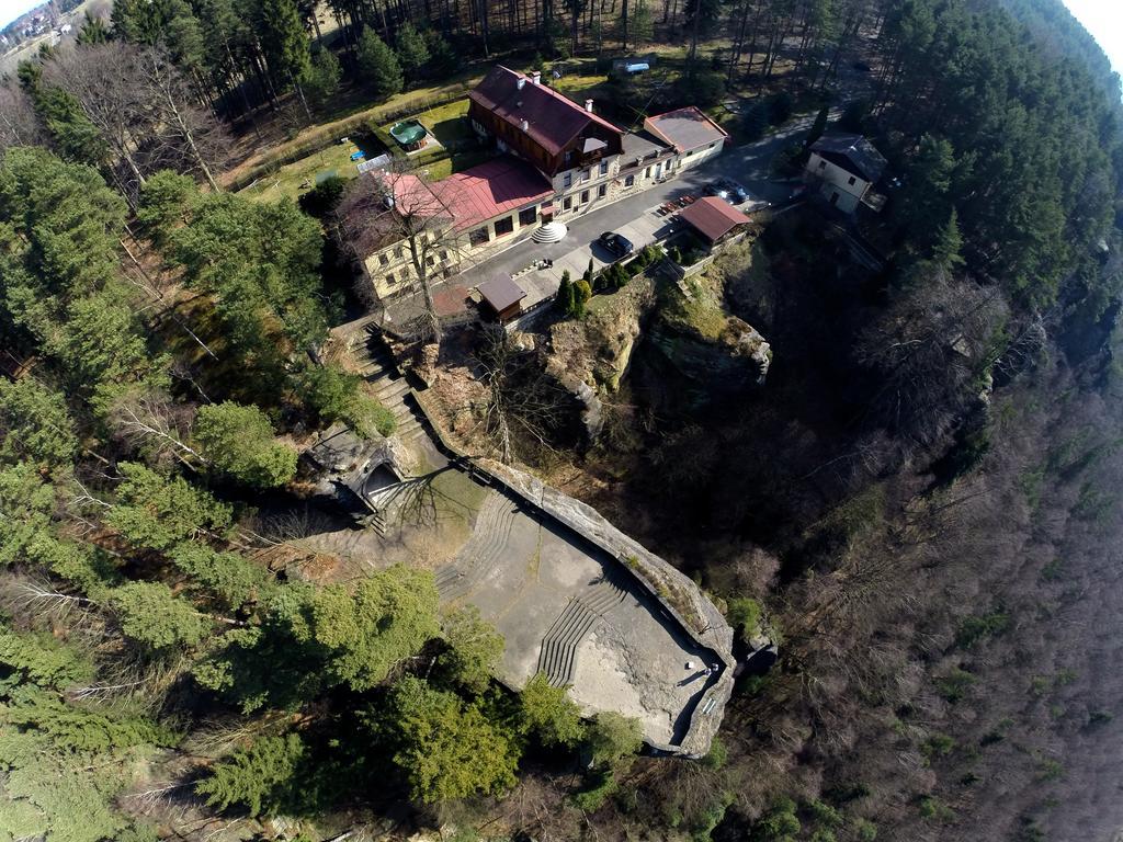 Hotel Garni Belveder Hřensko Eksteriør billede