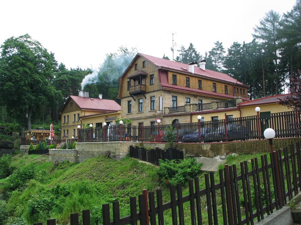 Hotel Garni Belveder Hřensko Eksteriør billede