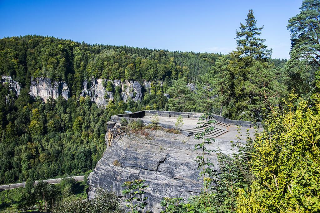Hotel Garni Belveder Hřensko Eksteriør billede