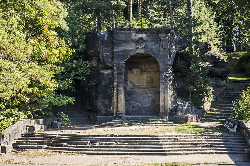 Hotel Garni Belveder Hřensko Eksteriør billede